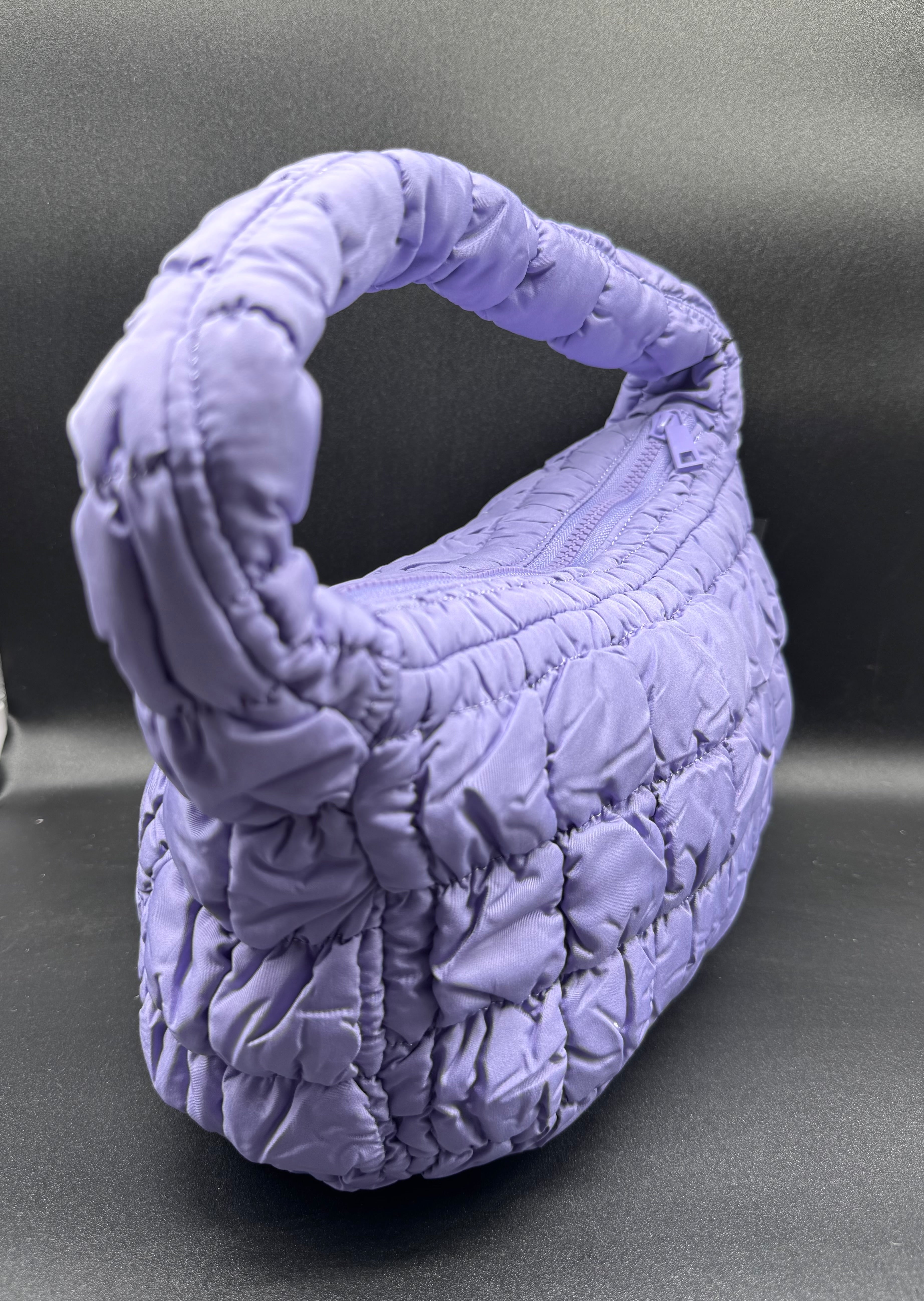 Small Lavender Quilted Handbag