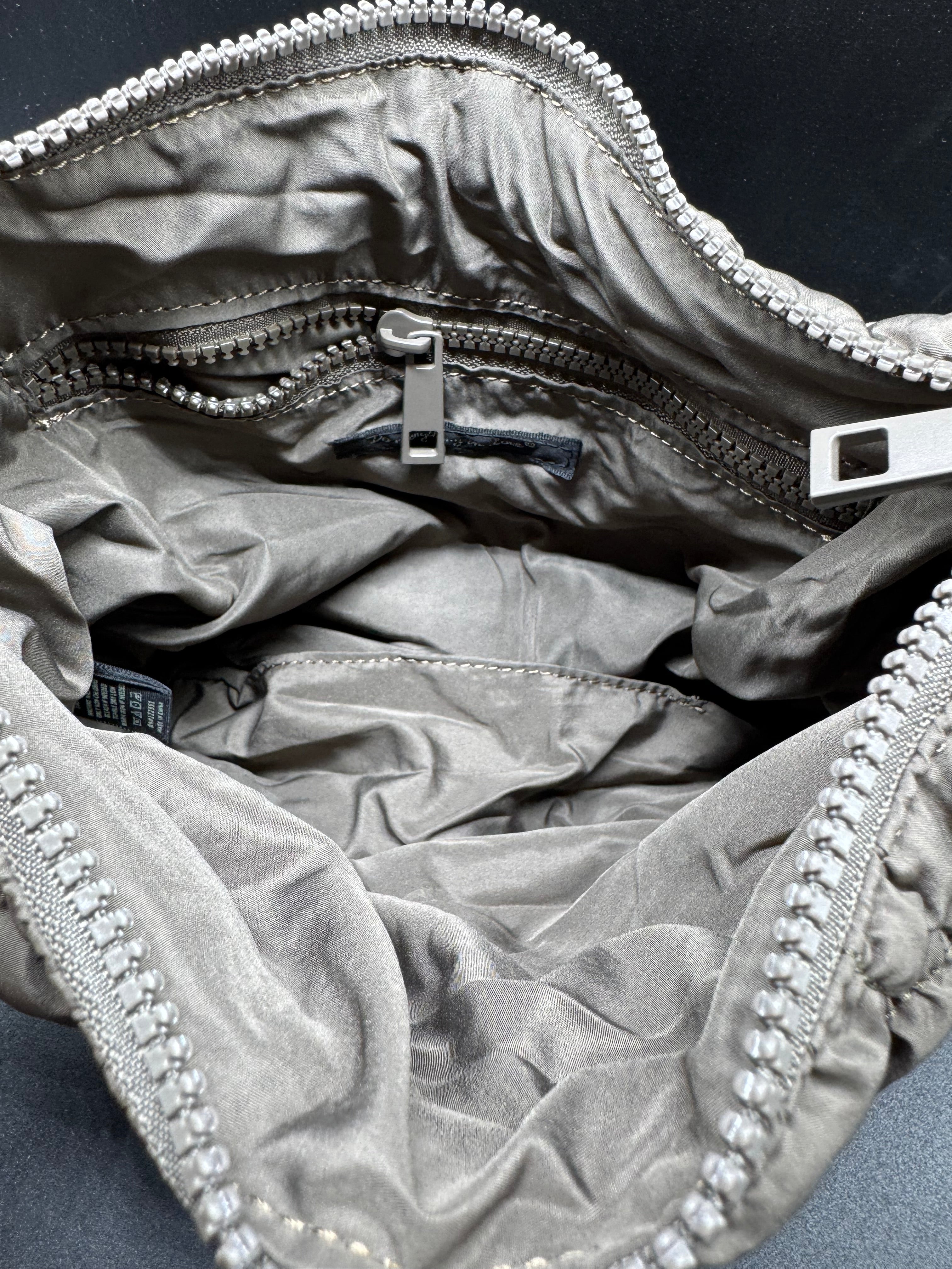 Small Olive Quilted Handbag