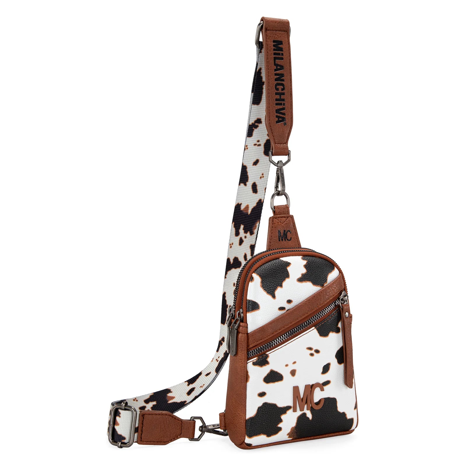 MC-3354 Milan Chiva Sling Bag/Crossbody/Chest Bag -Brown