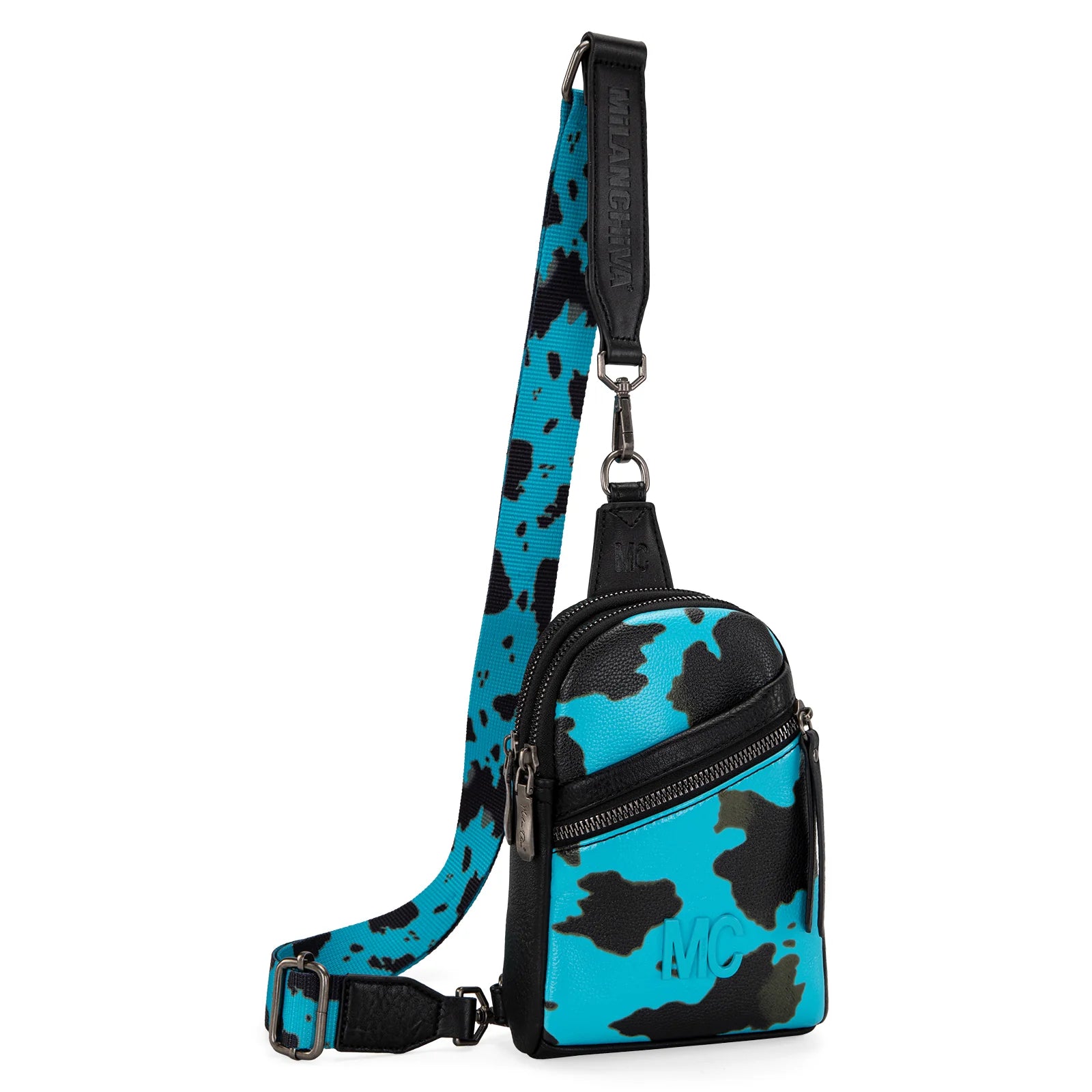 MC-3354 Milan Chiva Sling Bag/Crossbody/Chest Bag -Turquoise