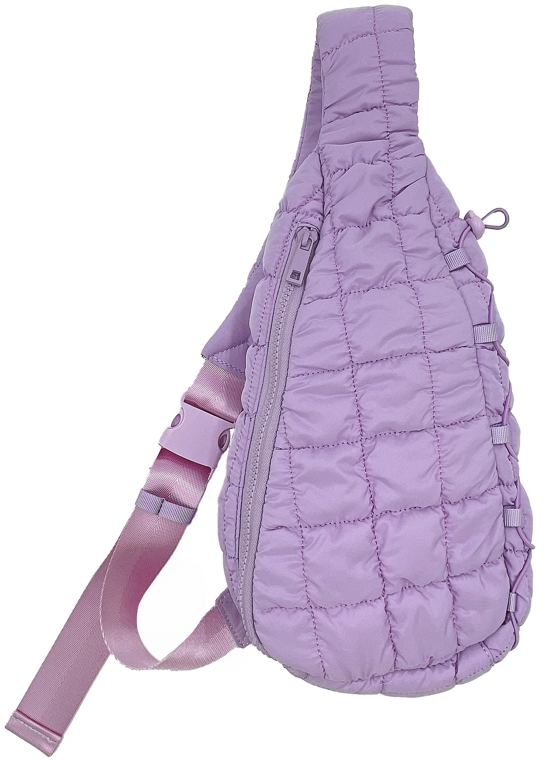Quilted Lavender Crossbody Bag