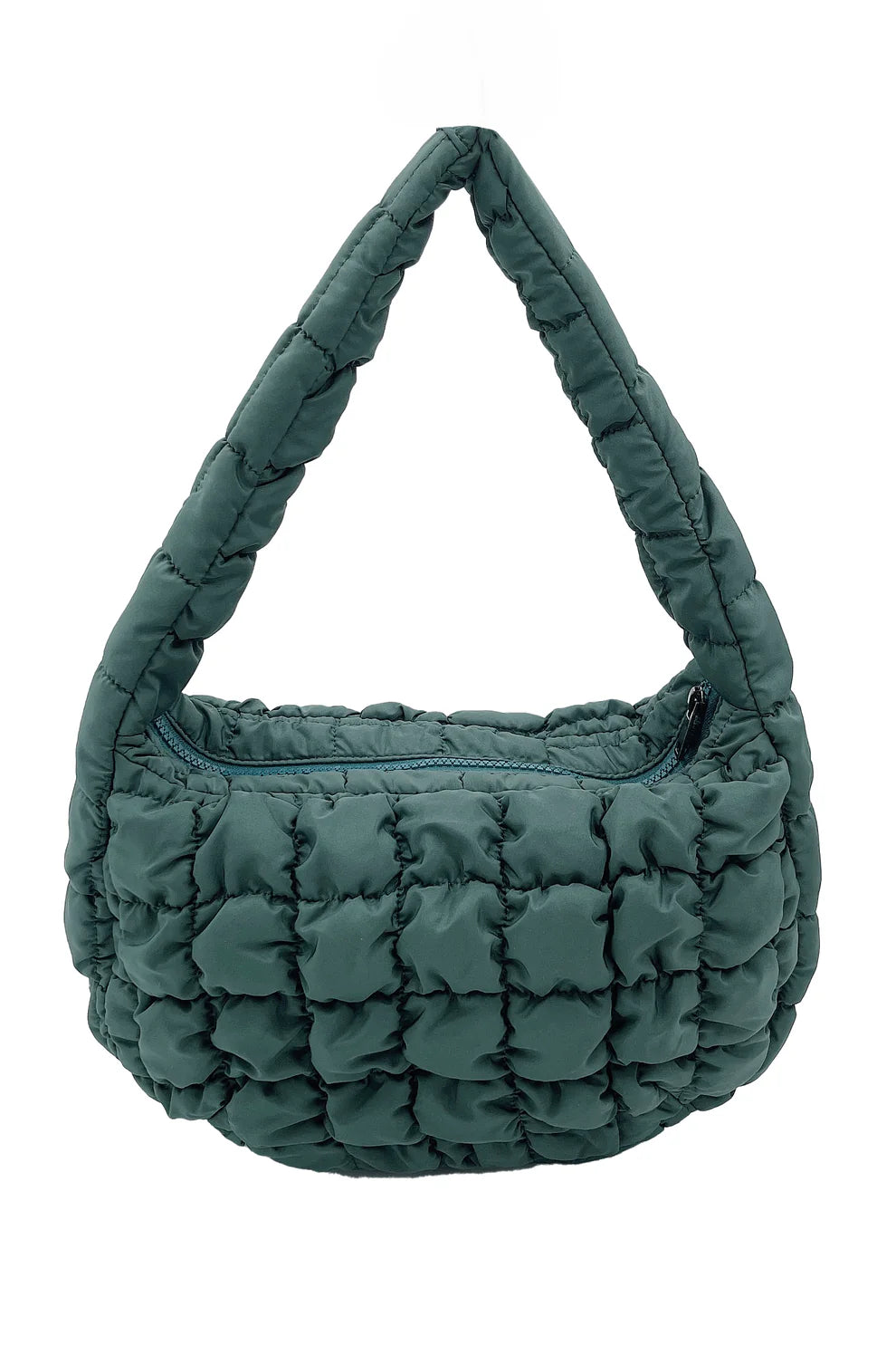 Small Dark Green Quilted bag