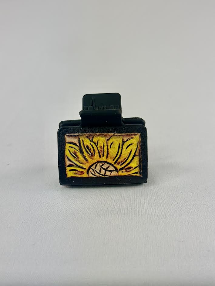 Sm Yellow Sunflower Clip