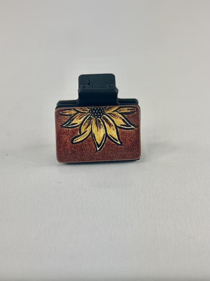 Sm Brown Sunflower Clip