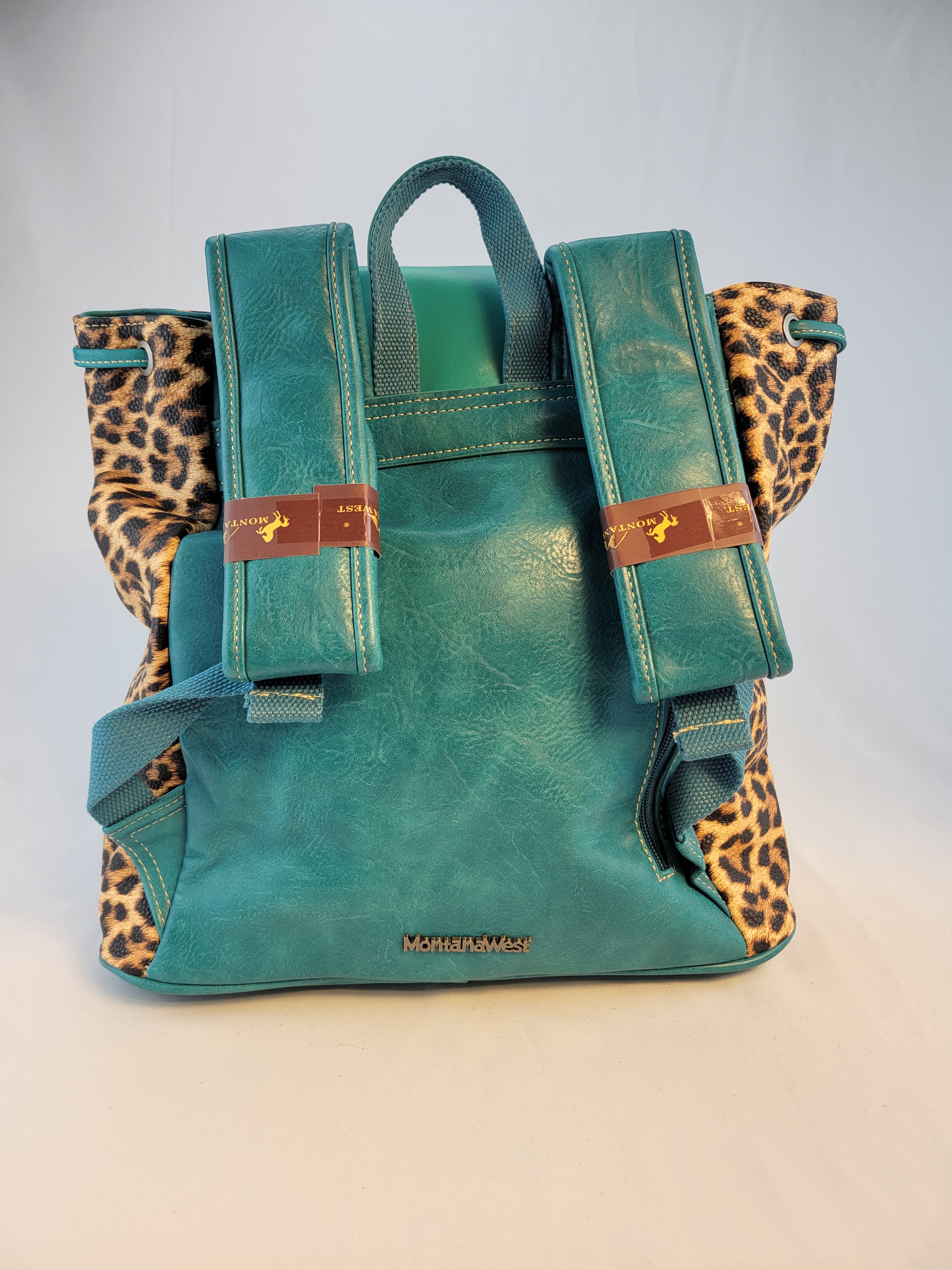 Montana-West-Tooled-Collection-Concealed Carry-Backpack-Turquoise