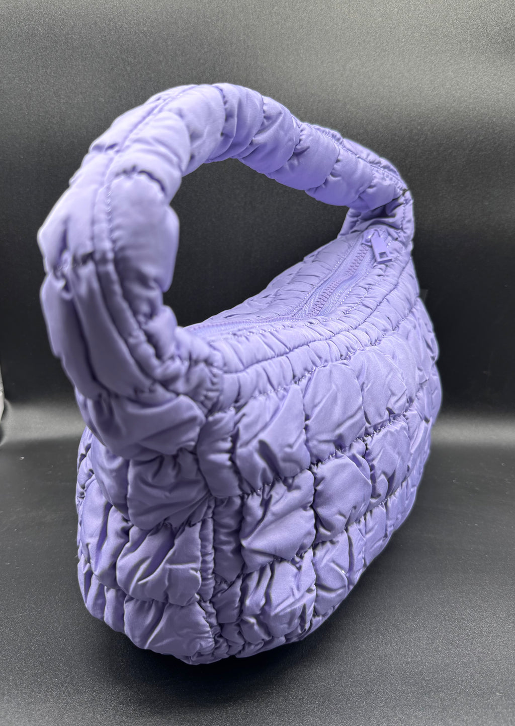 Small Lavender Quilted Handbag