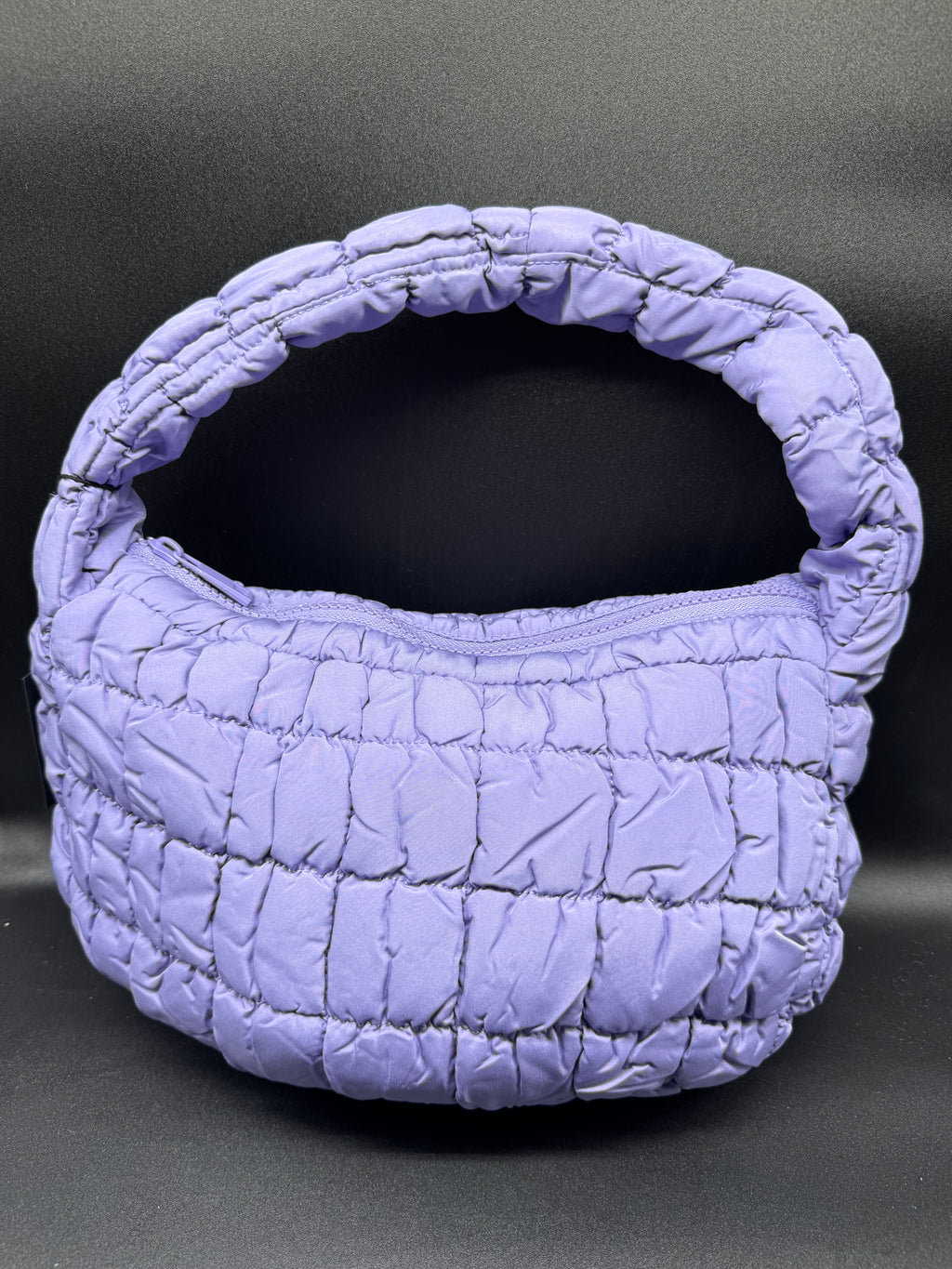 Small Lavender Quilted Handbag