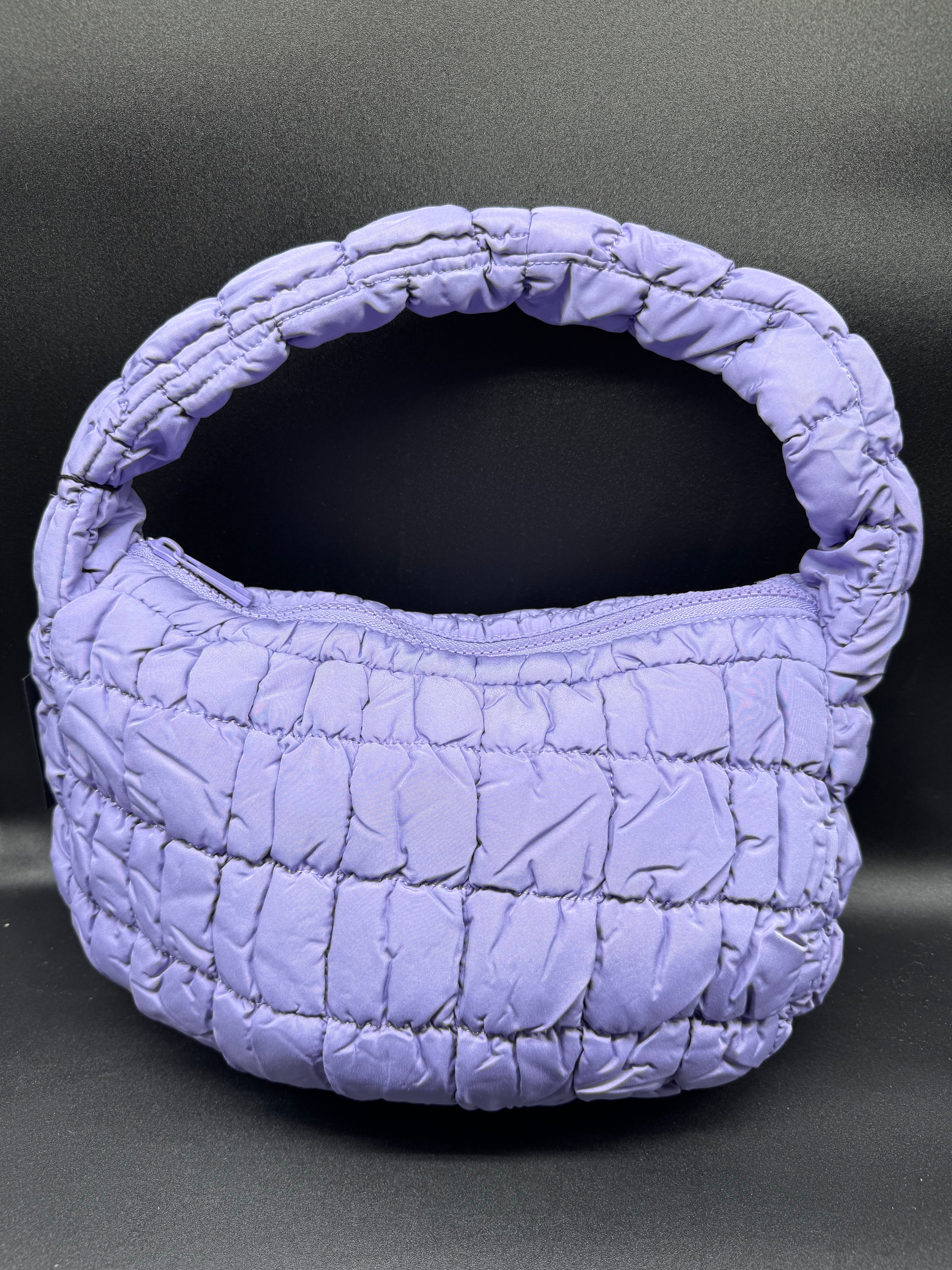 Small Lavender Quilted Handbag