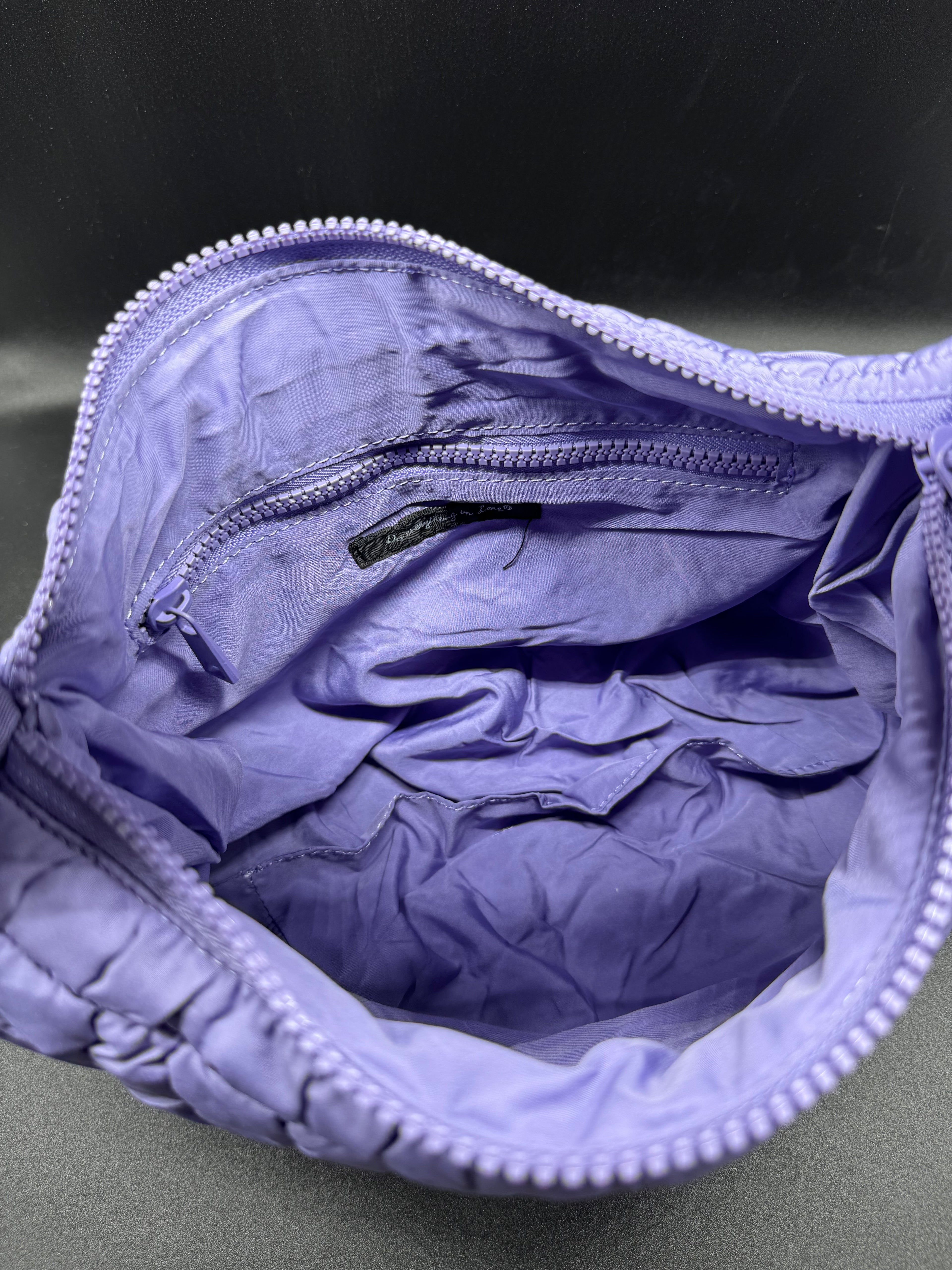 Small Lavender Quilted Handbag