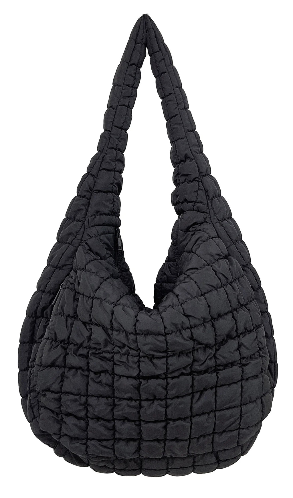 XL Black Quilted Bag