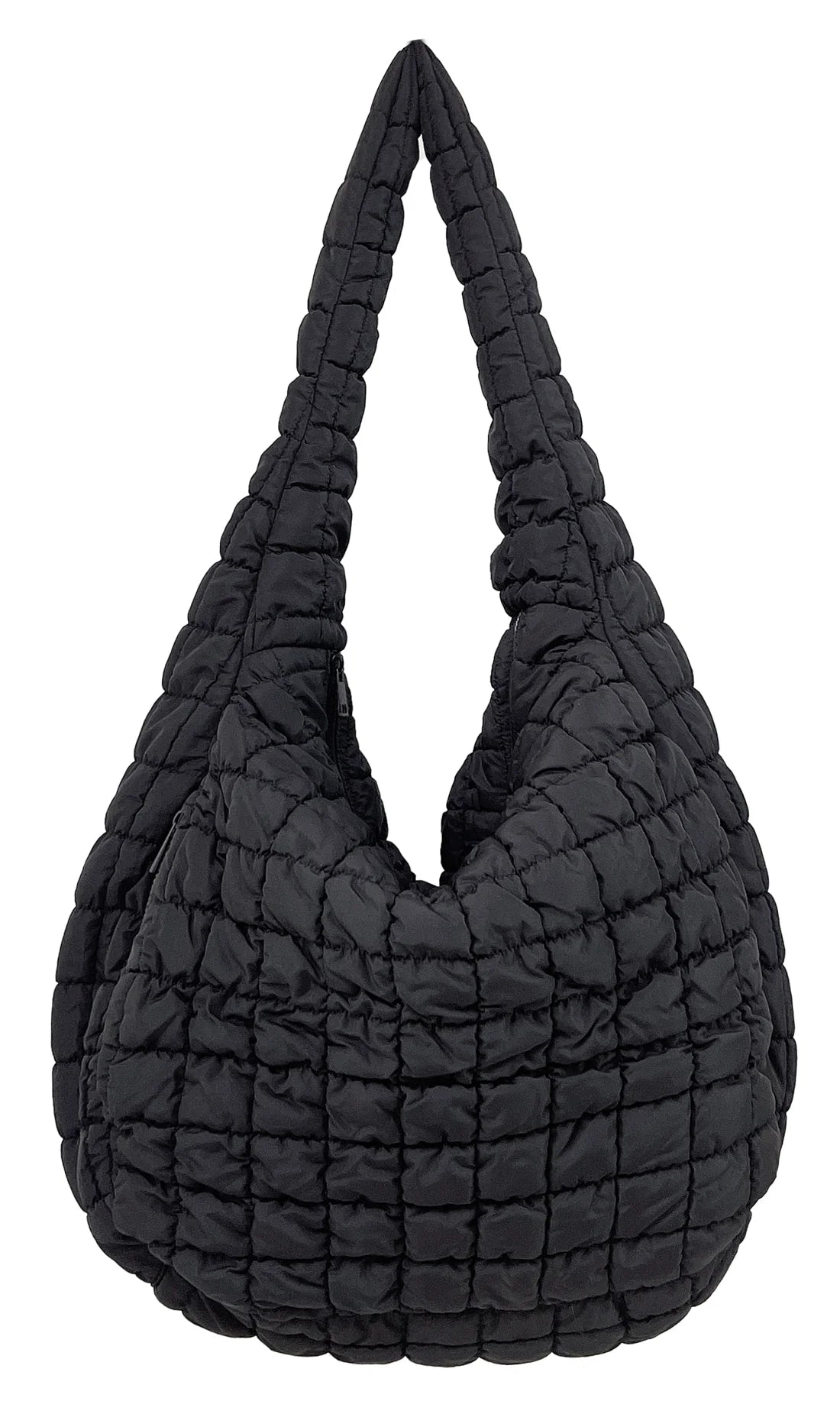 XL Black Quilted Bag