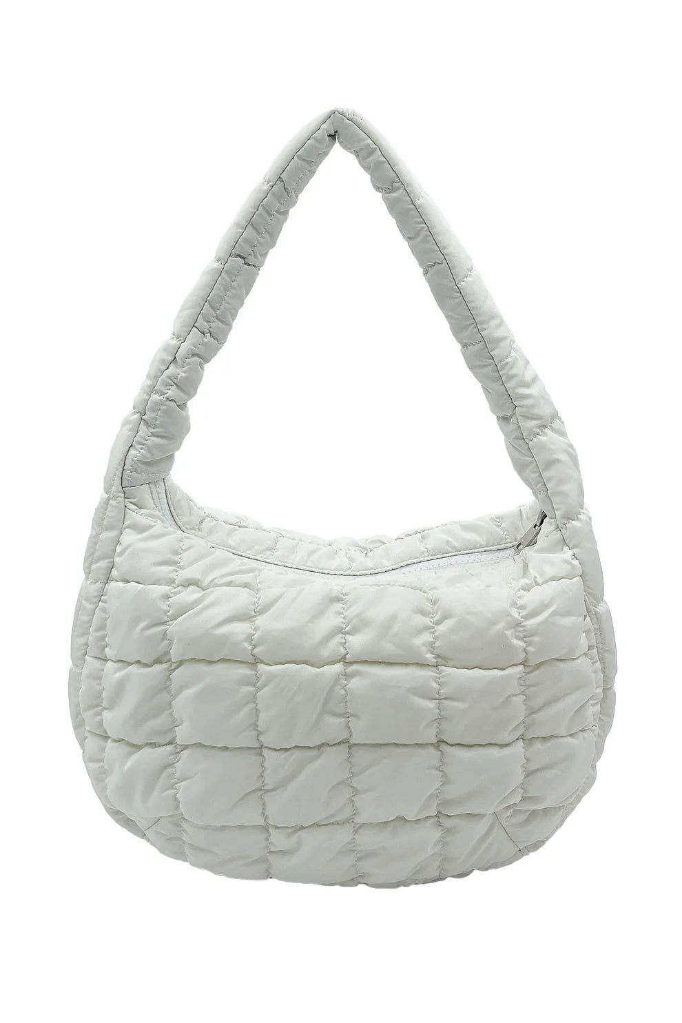 Small Ivory Quilted Handbag