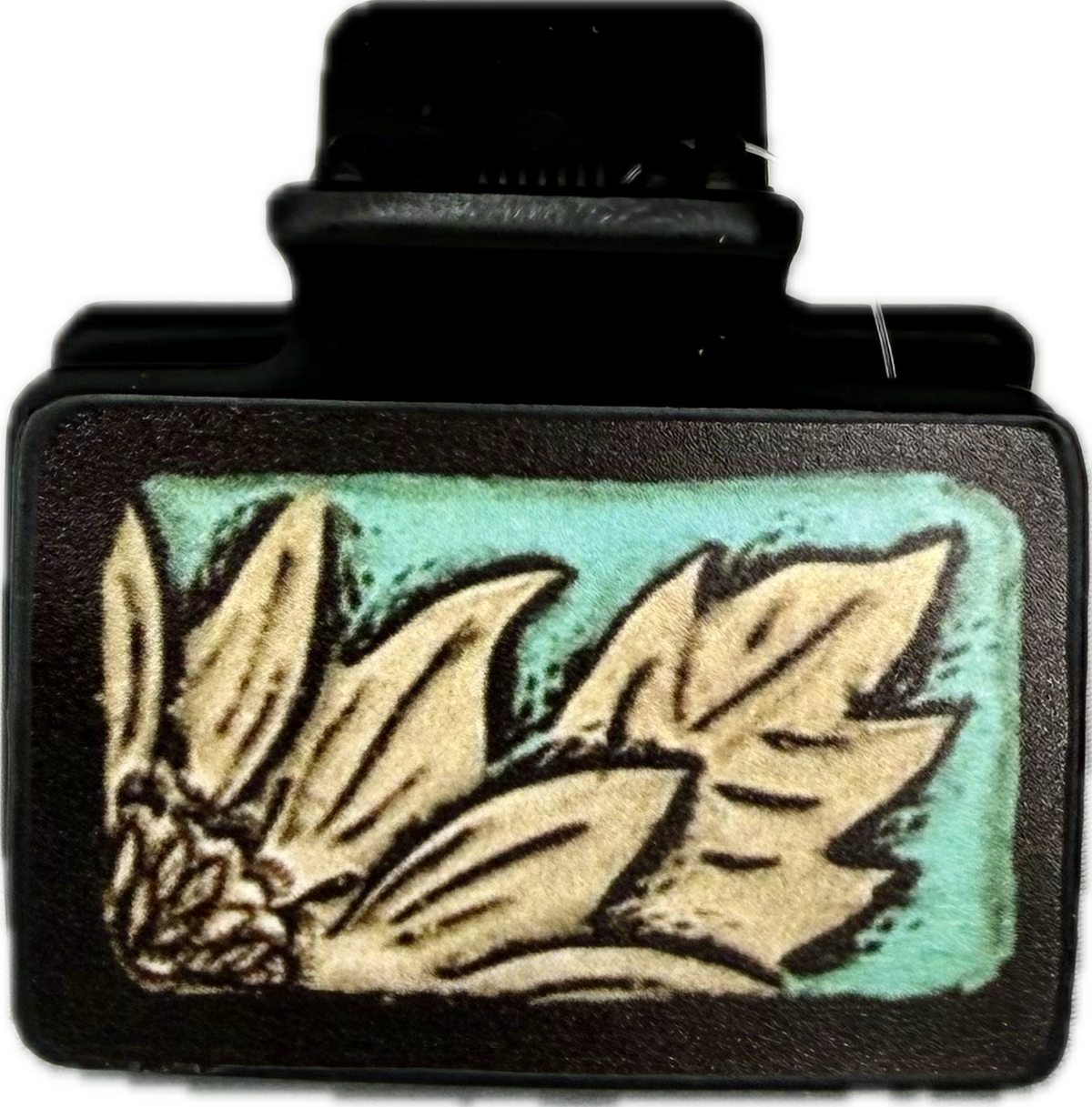 Sm Blue Sunflower Clip