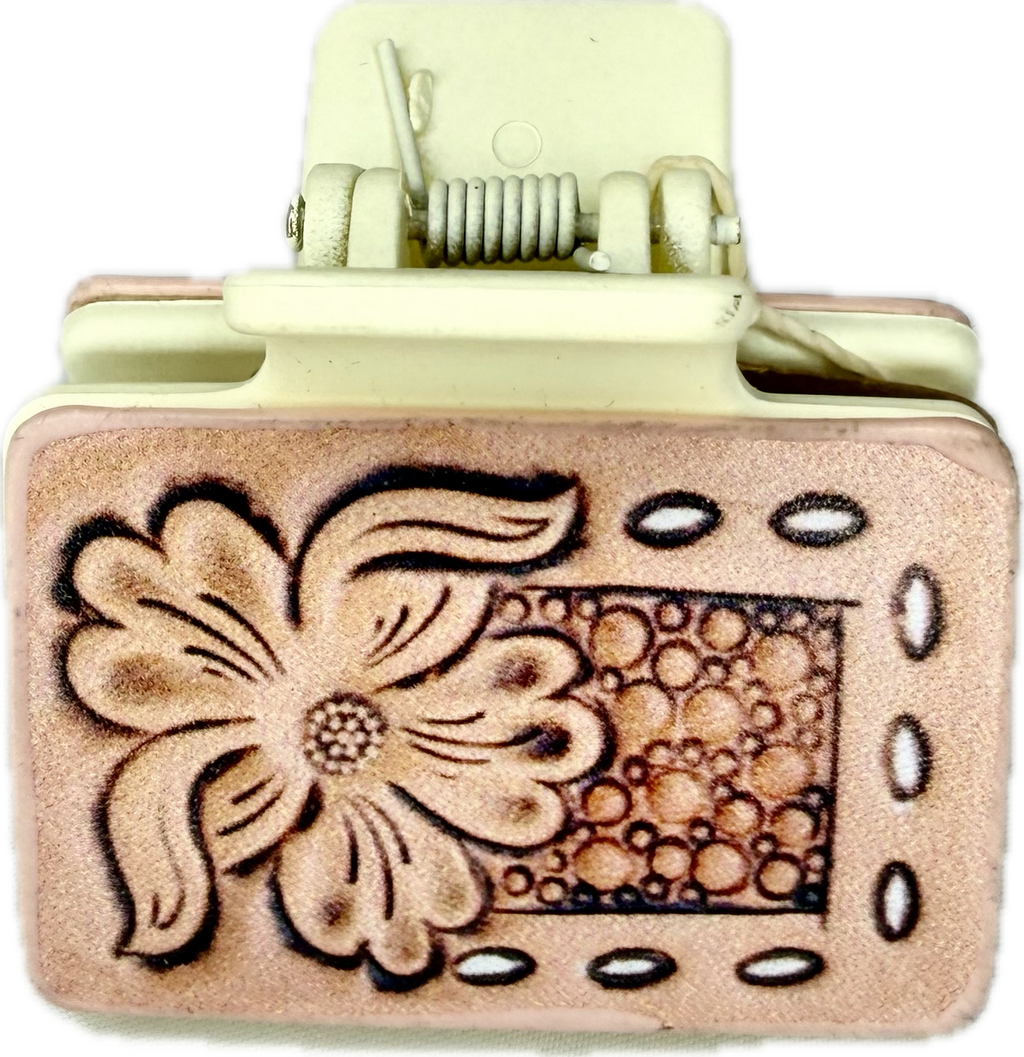 Sm Pink Flower Clip