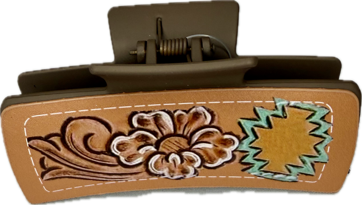 Lg Flower Aztec Clip