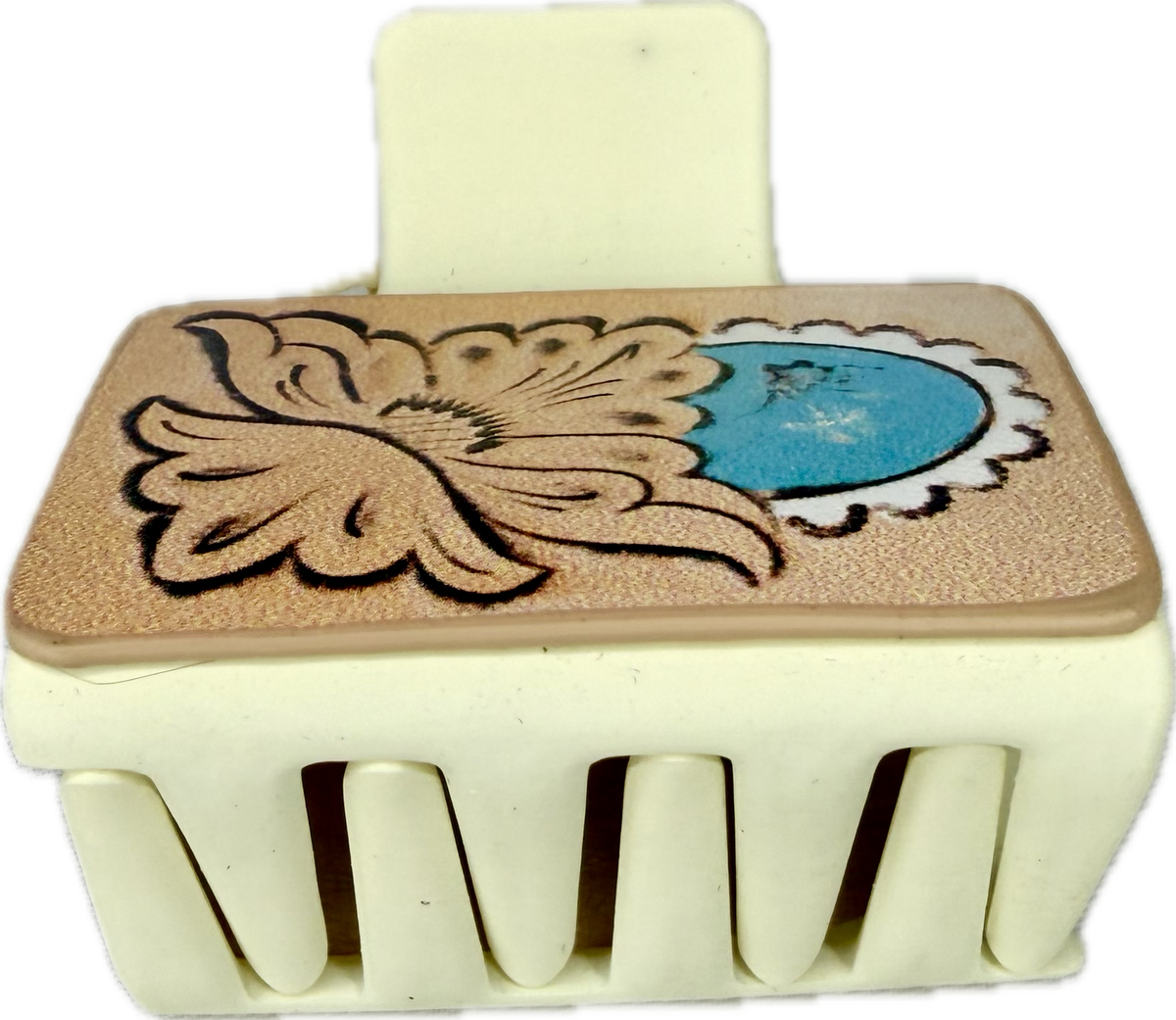 Sm Flower Jewel Clip