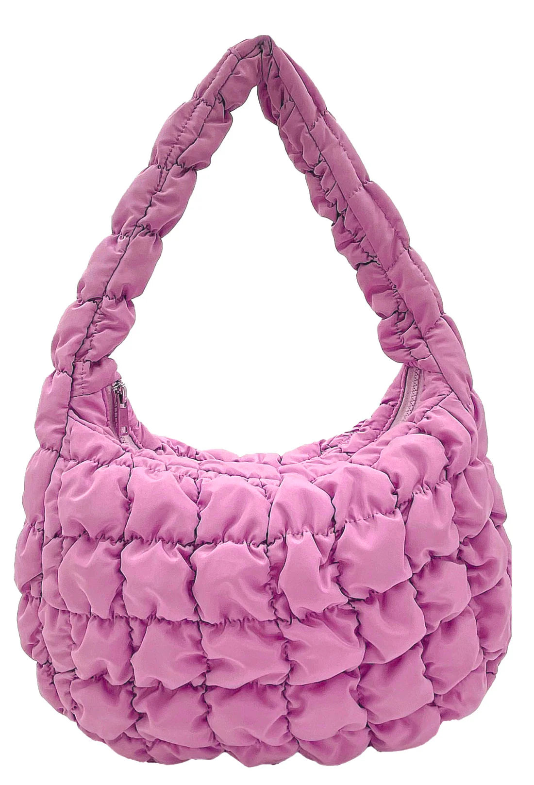 Small Bubblegum Pink Quilted Bag