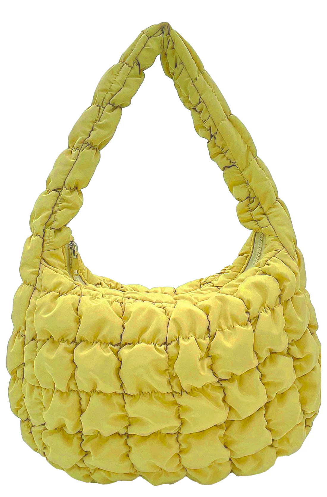 Small Yellow Quilted Bag