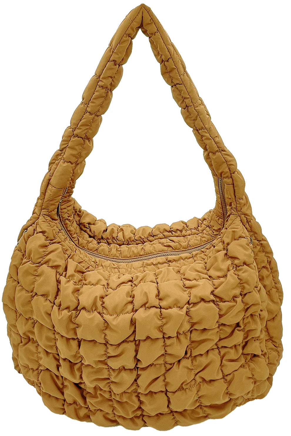 Large Mustard Quilted Bag